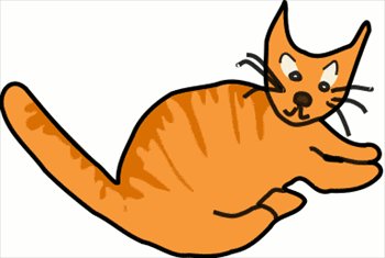 Orange Cat Clip Art - Clipart library