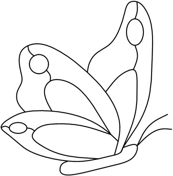 Free Butterfly Outline Pattern, Download Free Butterfly Outline Pattern ...