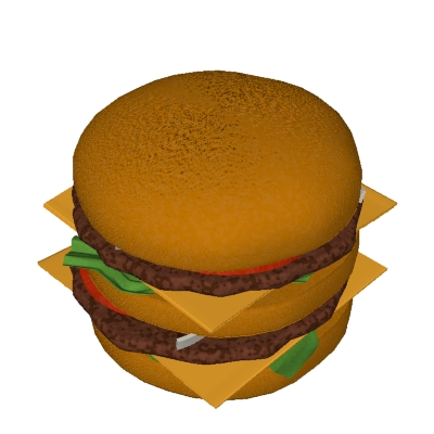 Double Cheeseburger - Juicy Beef Patties, Melted Cheese & Fresh Toppings