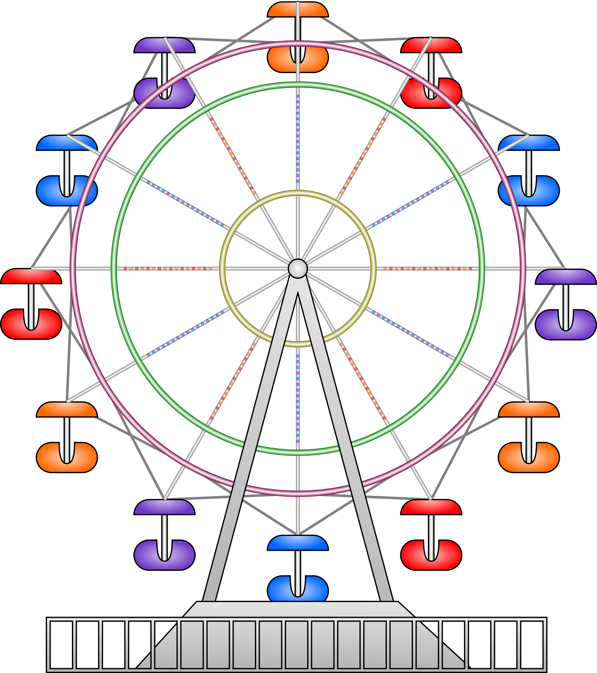 Ferris Wheel Px image - vector clip art online, royalty free 