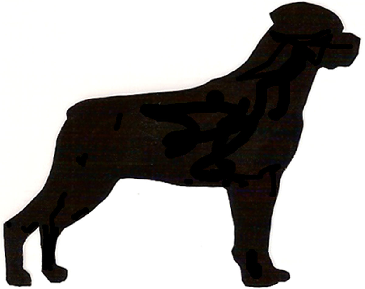 Rottweiler Dog Silhouette - Clipart library - Clipart library