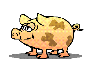 Friendly Spotted Cartoon Pig Illustration for Kids & Educational Content