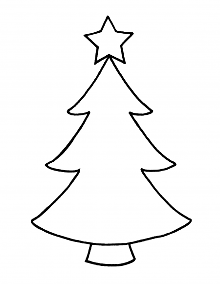 Spruce Tree Coloring Page