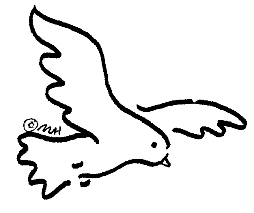 Peace Dove with Olive Branch - Symbol of Harmony and Hope