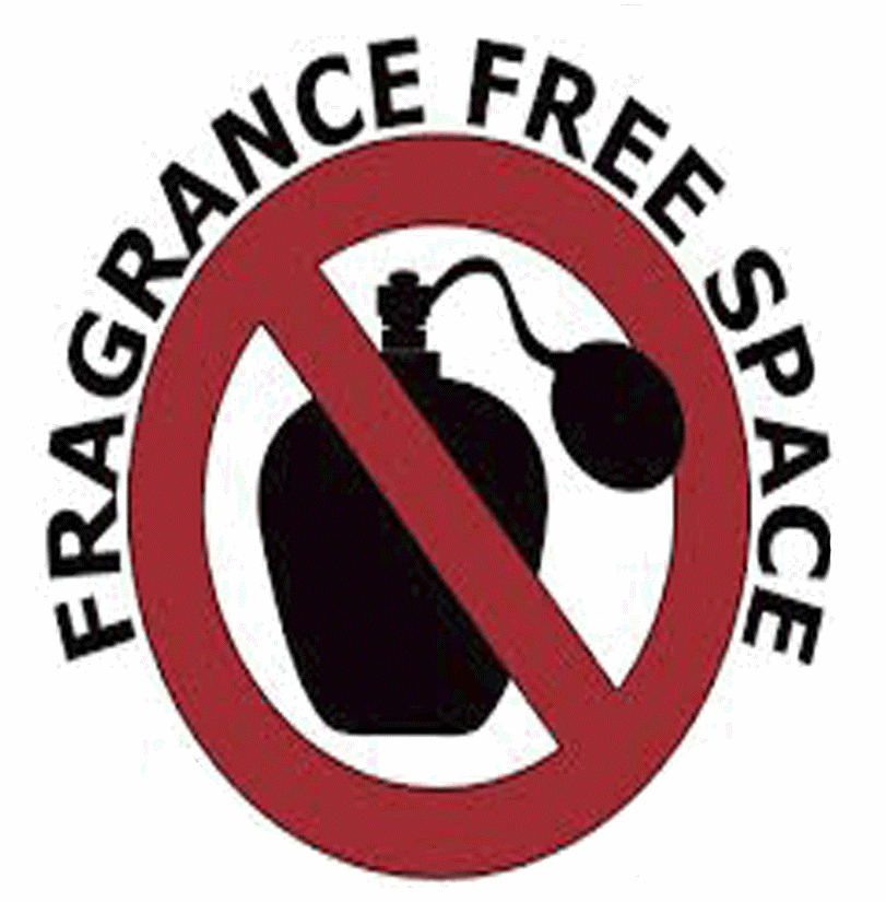 Fragrance-Free Space Sign - Clear Visual Indicator for Sensitive Environments