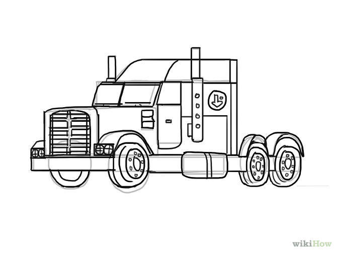 How to Draw a Dump Truck for Kids Easy Drawing - YouTube