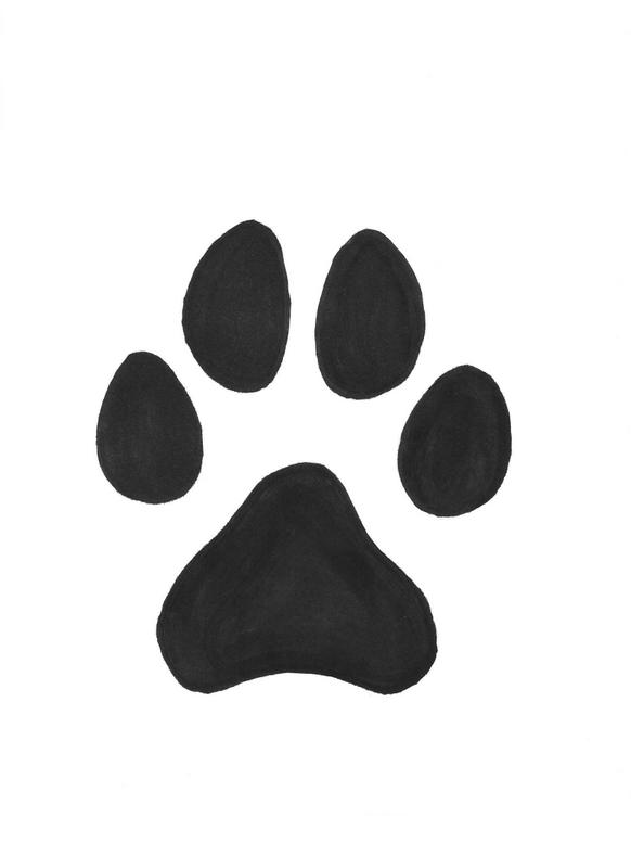 Wolves Paw Print - Clipart library