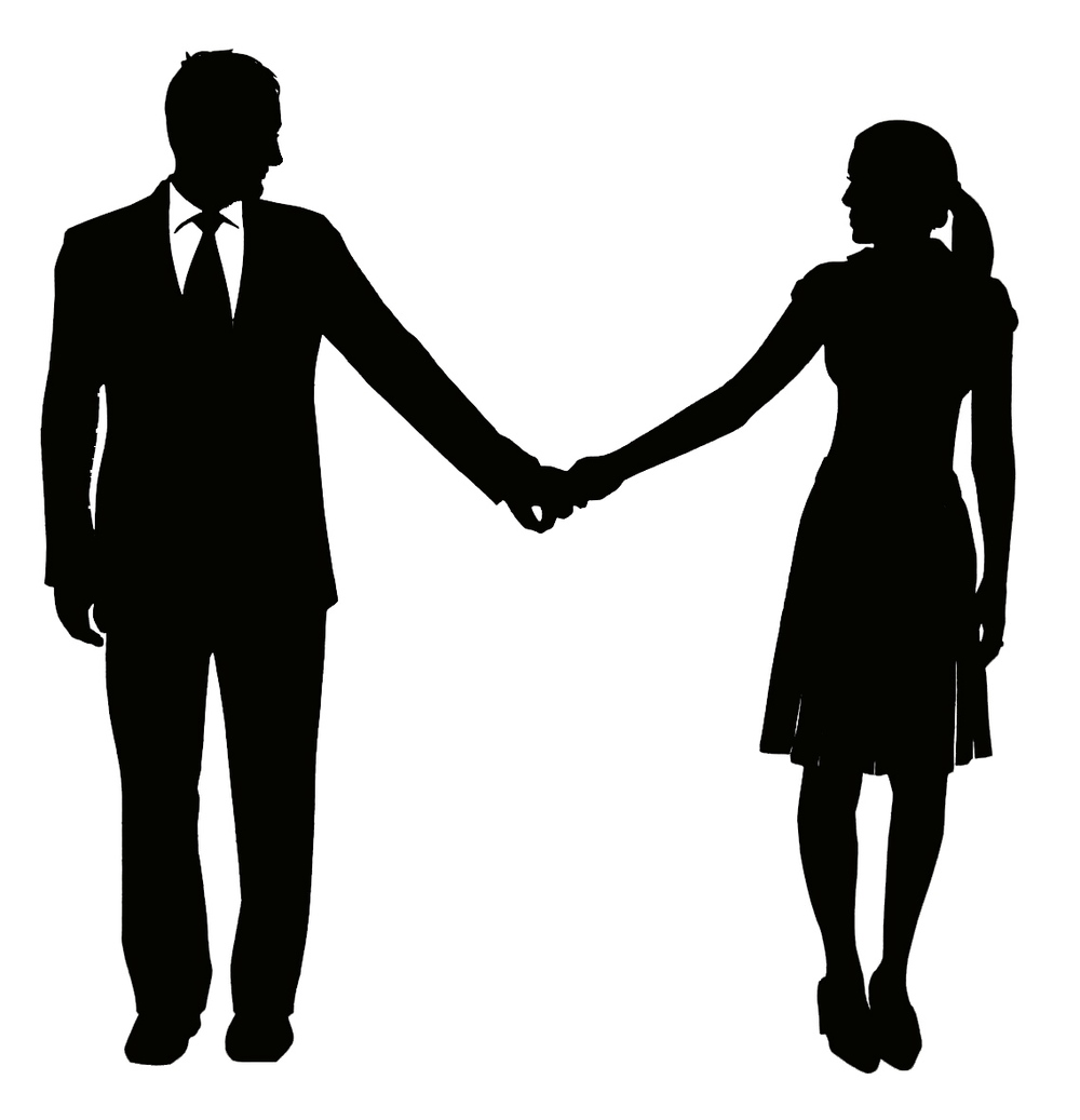 Couple Hand Holding Silhouette Clip Art Library 3102 | The Best Porn ...