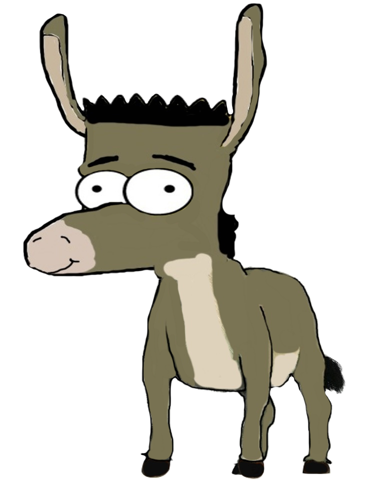 Bart Simpson as Donkey by darthraner83 on Clipart library