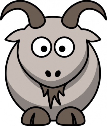 Cartoon Goat clip art - Download free Animal vectors
