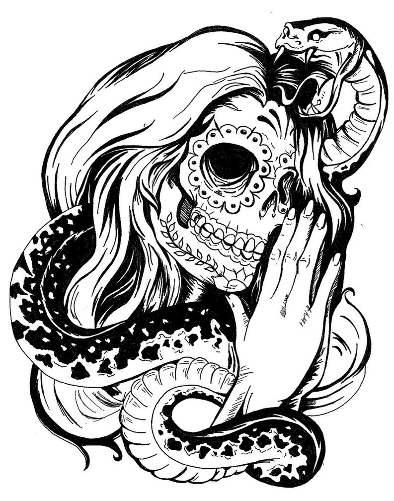 10 Best Black Skulls Tattoo Designs That Will Blow Your Mind  Outsons