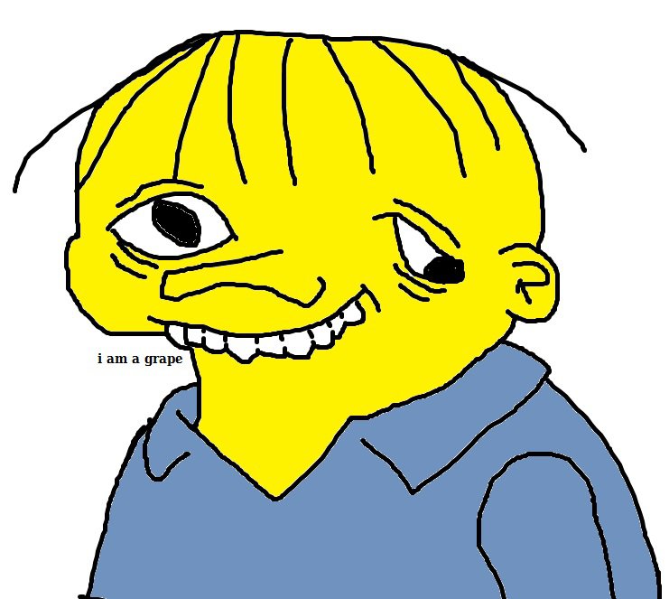 "I Am a Grape" Meme Character - Iconic Internet Absurdity