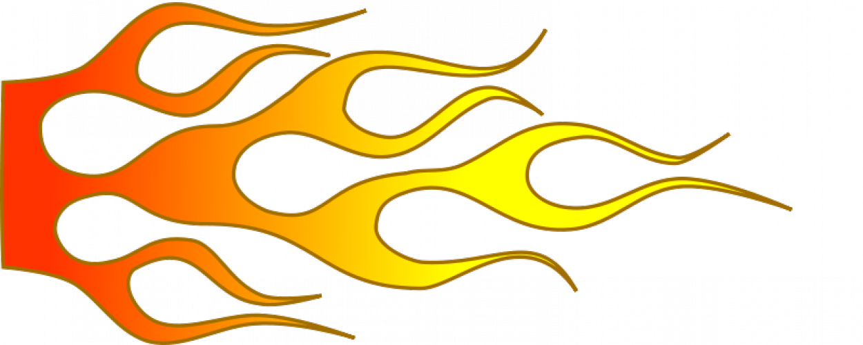 Flames Outlines clip art - vector clip art online, royalty free & public  domain