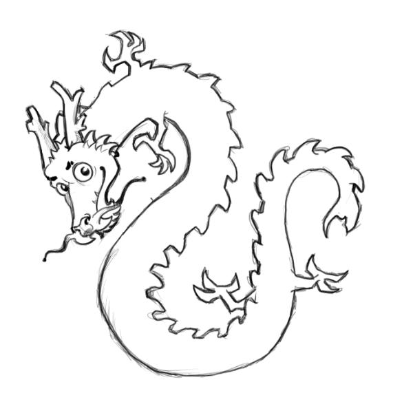Tattoo Japanese Dragon Drawing Chinese Dragon PNG 600x600px Tattoo Art  Blackandgray Body Art Chinese Dragon Download