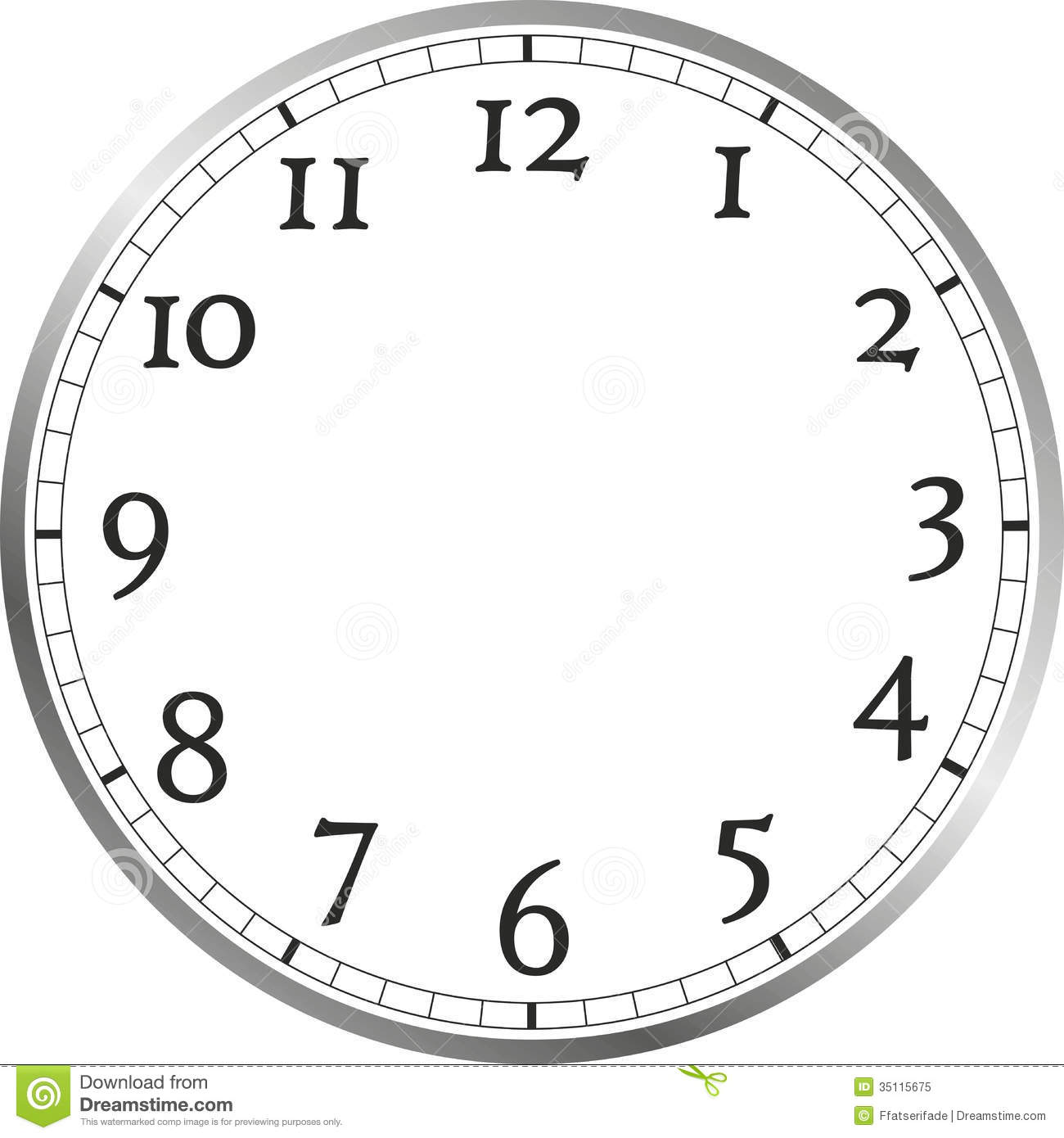 clipart clock without hands