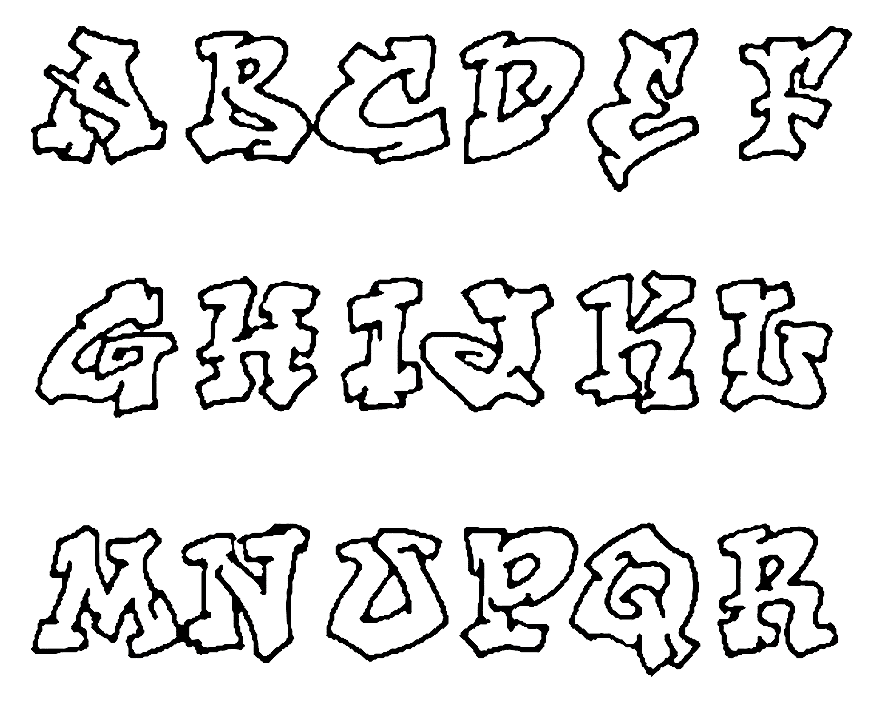 graffiti alphabet styles