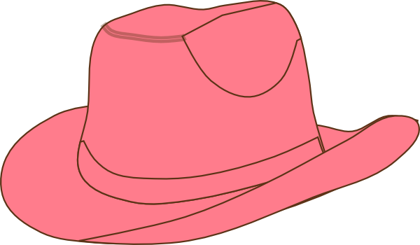 Pink Cowgirl Hat Clip Art at Clipart library - vector clip art online 