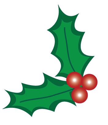 Free Christmas Clip Art Holly Berries - www.