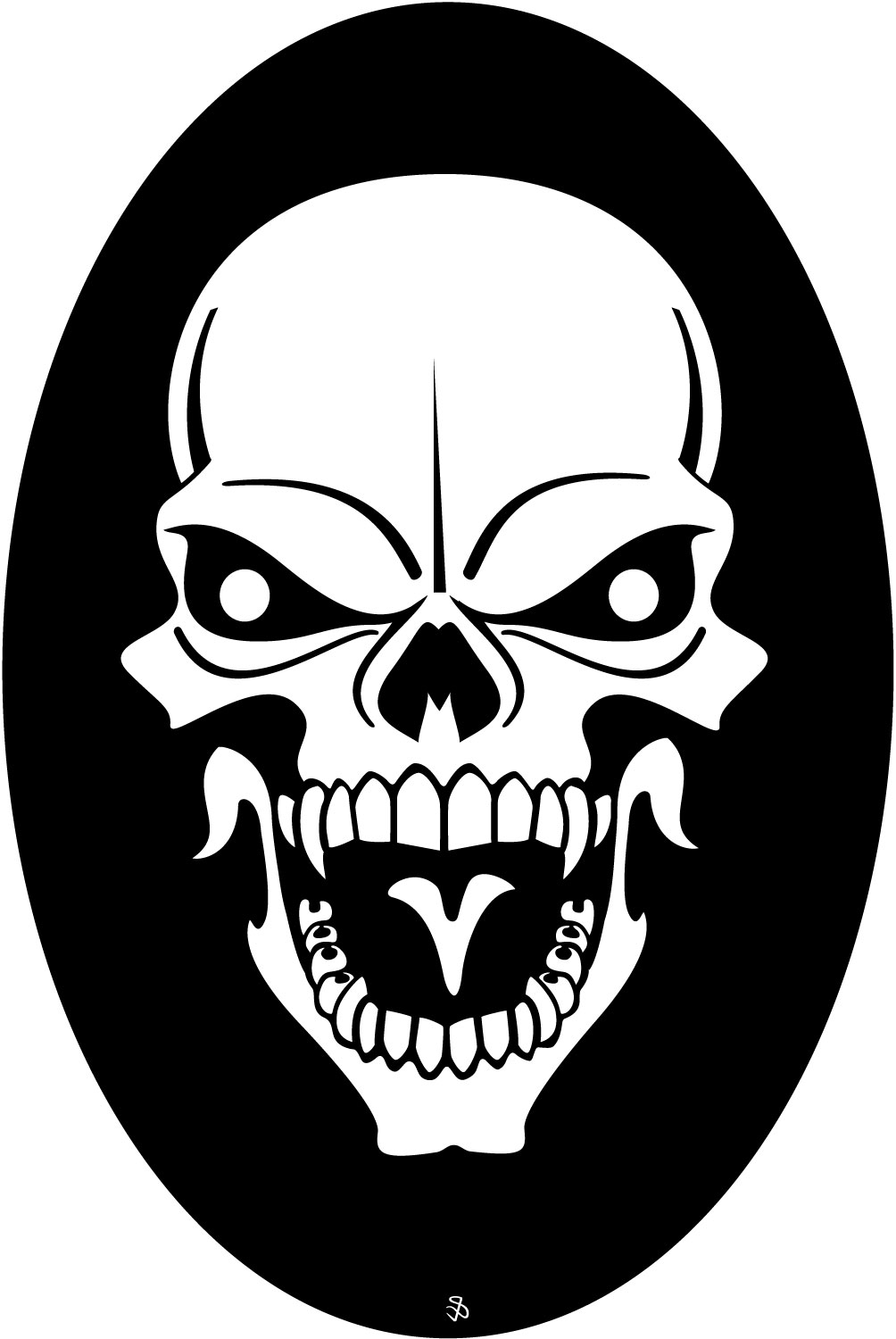 Vector Evil Skull Art Images Ajilbabcom Portal - Clipart library 