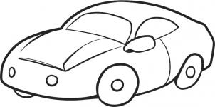 drawing car for children - Clip Art Library