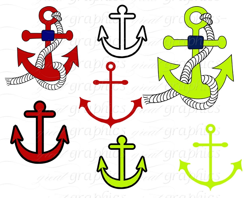 Anchor Clipart With Designs Clip Art Library