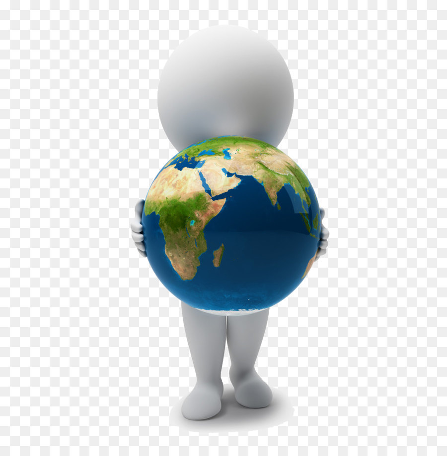 Earth 3D computer graphics Stock illustration Clip art - 3D white man holding Earth png download - 717*994 - Free Transparent Earth png Download.
