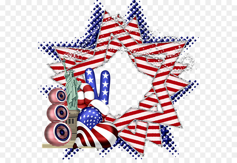 Christmas decoration Flag of the United States Clip art - fourth of july chihuahua png download - 610*610 - Free Transparent Christmas Decoration png Download.