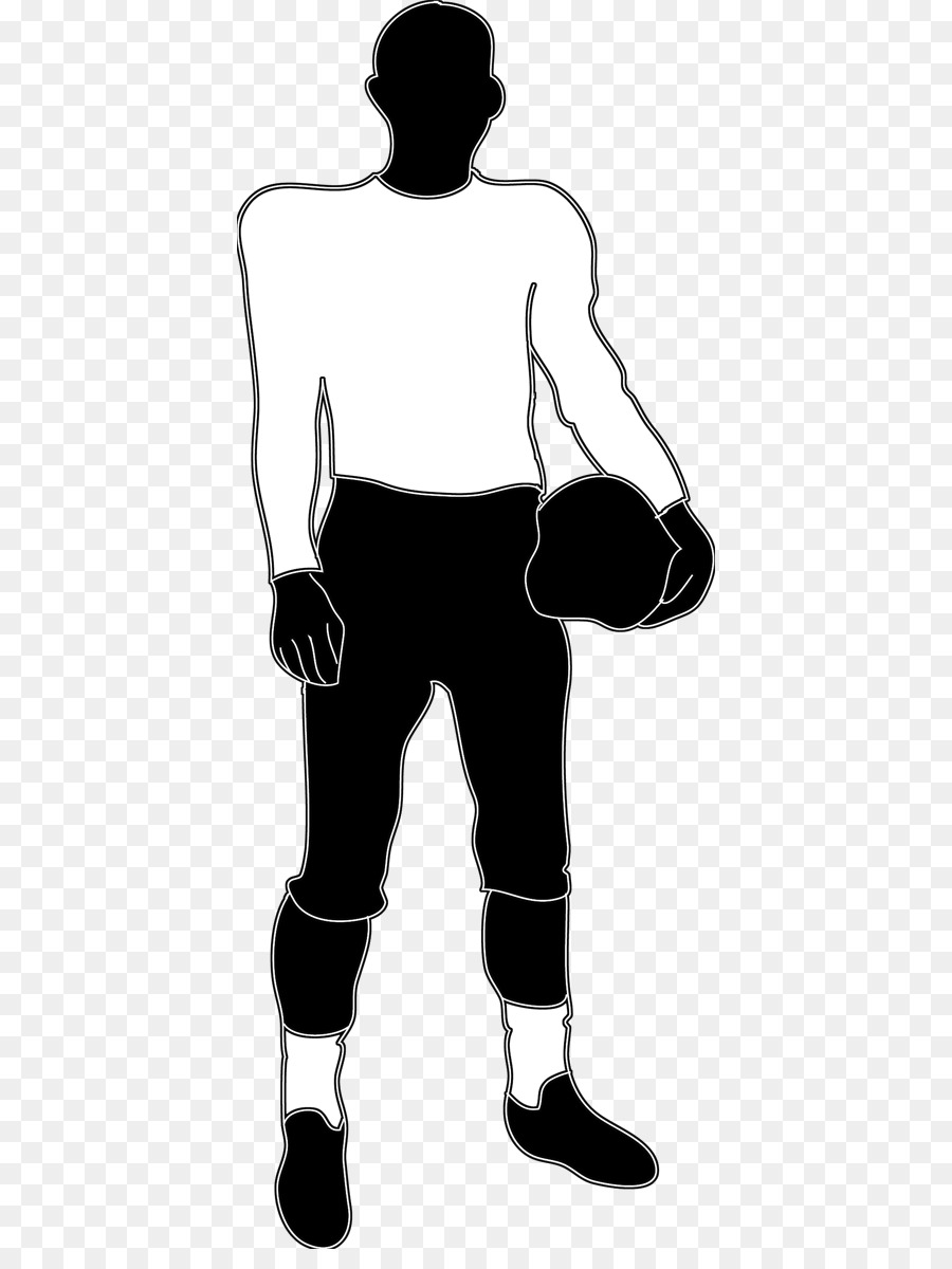 Silhouette Football player American football Clip art - Graphics Of People png download - 452*1181 - Free Transparent Silhouette png Download.