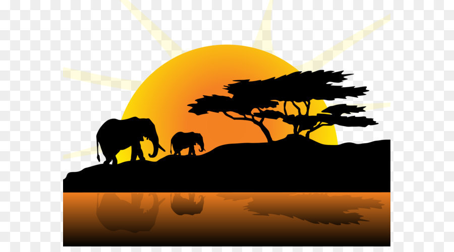 Field sunset vector png download - 2733*2058 - Free Transparent Africa ai,png Download.