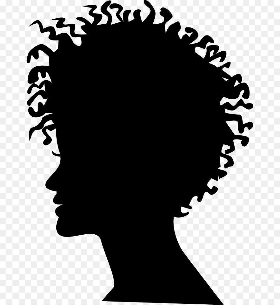 Silhouette Female Afro Photography - Silhouette png download - 730*980 - Free Transparent Silhouette png Download.