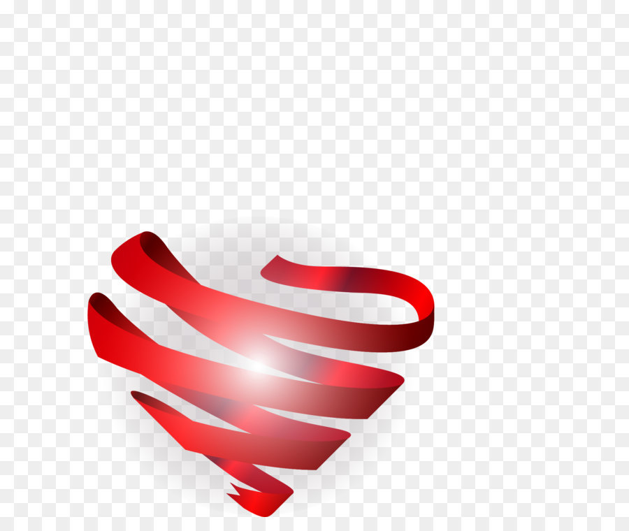 Vector painted red ribbon love png download - 1414*1610 - Free Transparent Aids ai,png Download.