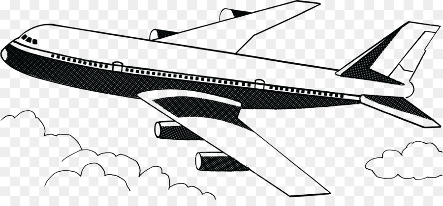 Airplane Aircraft Clip art - Plane png download - 4000*1810 - Free Transparent Airplane png Download.