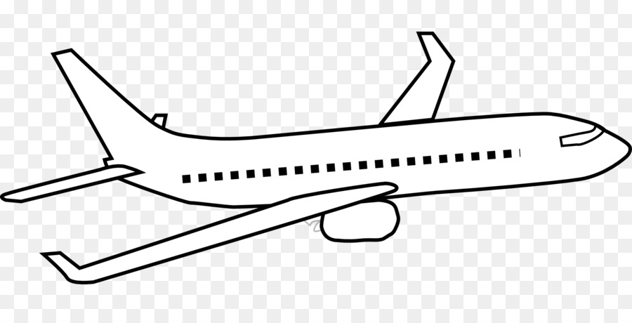 white airplane clipart no background
