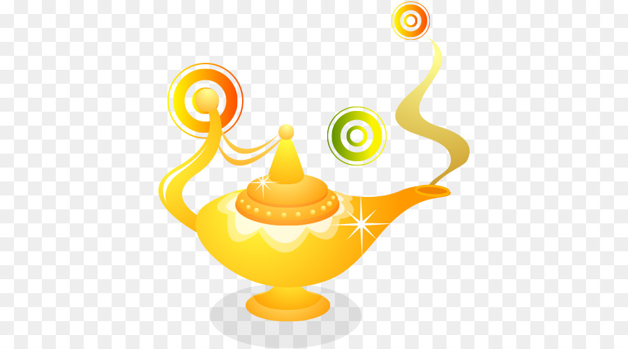 Aladdin Lamp Cartoon - Vector Magic Lamp png download - 500*500 - Free Transparent Aladdin png Download.