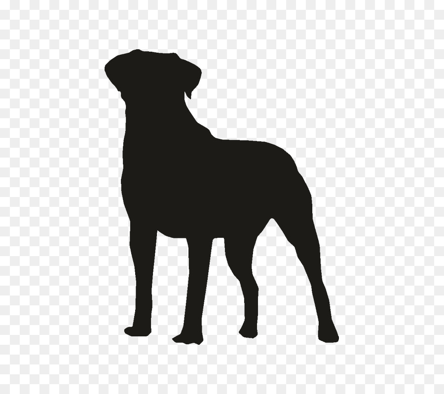 Bulldog The Rottweiler Pug Clip art - Silhouette png download - 800*800 - Free Transparent  Bulldog png Download.
