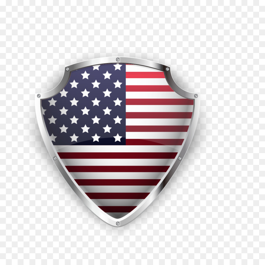 United States Euclidean vector Icon - American Flag Shield Vector material png download - 1000*1000 - Free Transparent United States png Download.