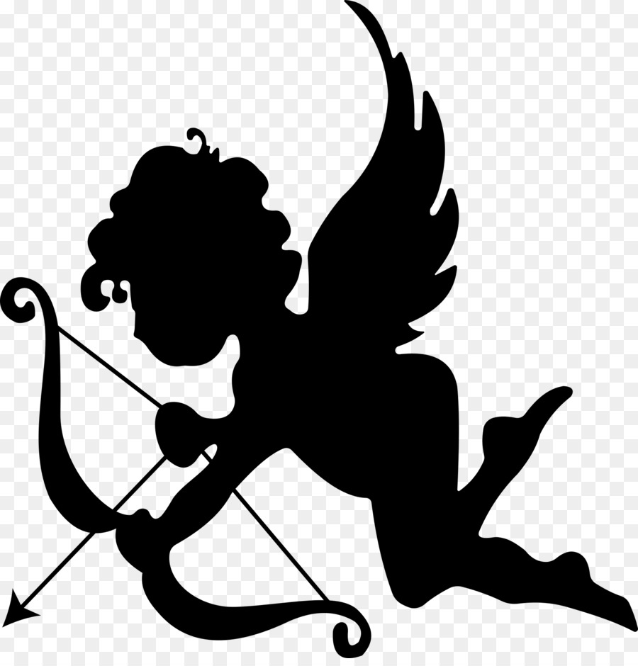 Cupid Silhouette Cartoon Clip art - little angel png download - 1861*1920 - Free Transparent Cupid png Download.