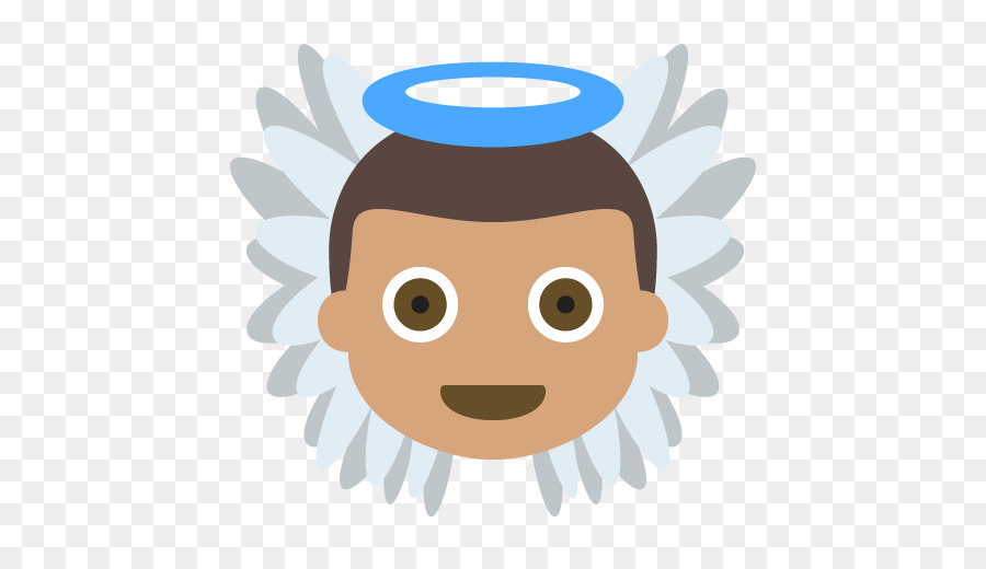 Emoji Angel Human skin color Meaning Light skin - baby angel png download - 512*512 - Free Transparent Emoji png Download.