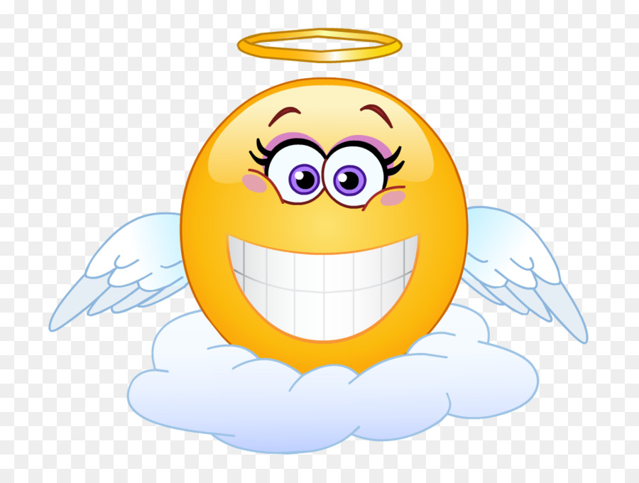 Emoticon Smiley Emoji Clip art - angel baby png download - 1023*767 - Free Transparent Emoticon png Download.