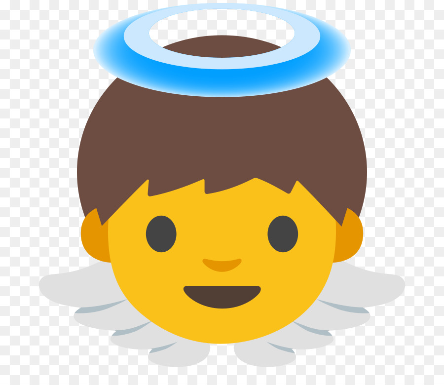 Emoji Google Android Nougat Android Oreo - angel baby png download - 768*768 - Free Transparent Emoji png Download.