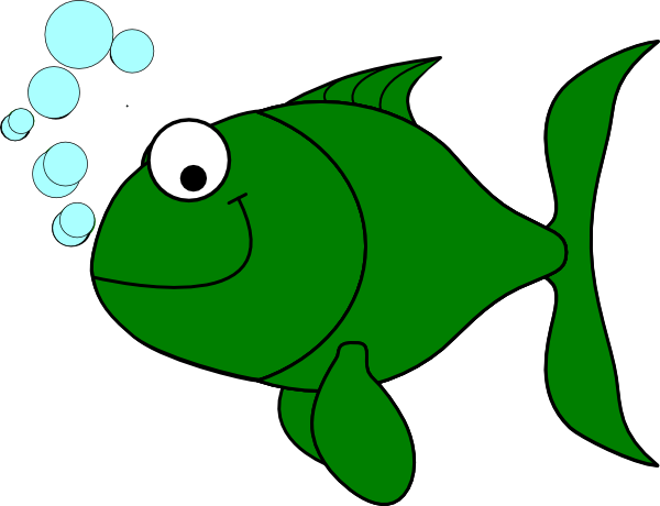 red fish blue fish clipart
