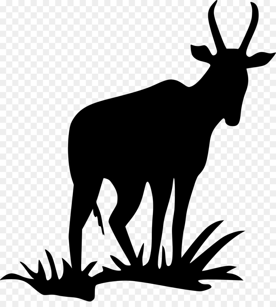 Antelope Pronghorn Silhouette Clip art - animal silhouettes png download - 1759*1920 - Free Transparent Antelope png Download.