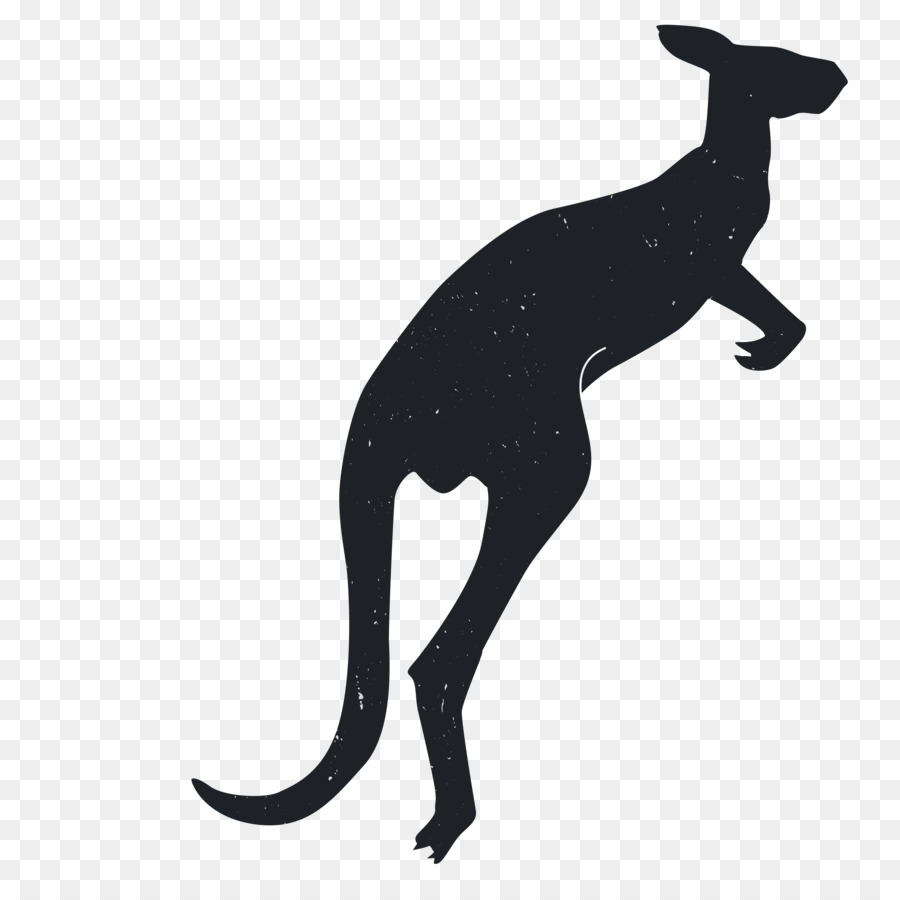 Dog Silhouette Kangaroo Animal - Animal Silhouettes png download - 3600*3600 - Free Transparent Dog png Download.