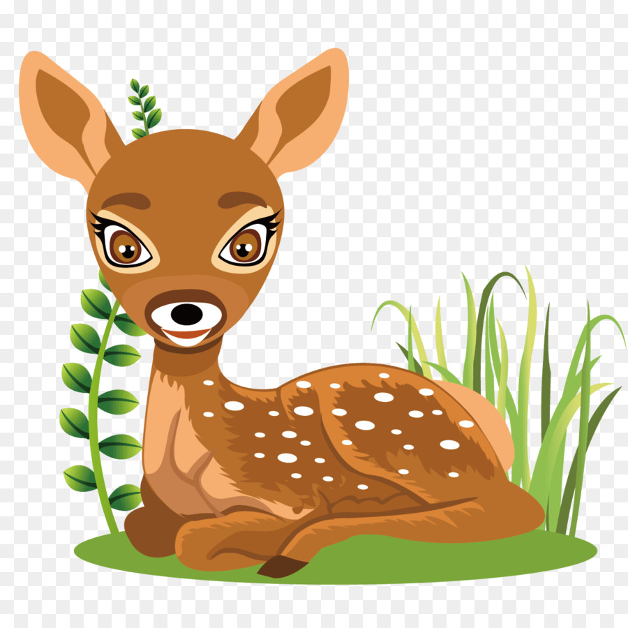 Deer Animals Clip art - Resting deer png download - 1181*1181 - Free Transparent Deer png Download.