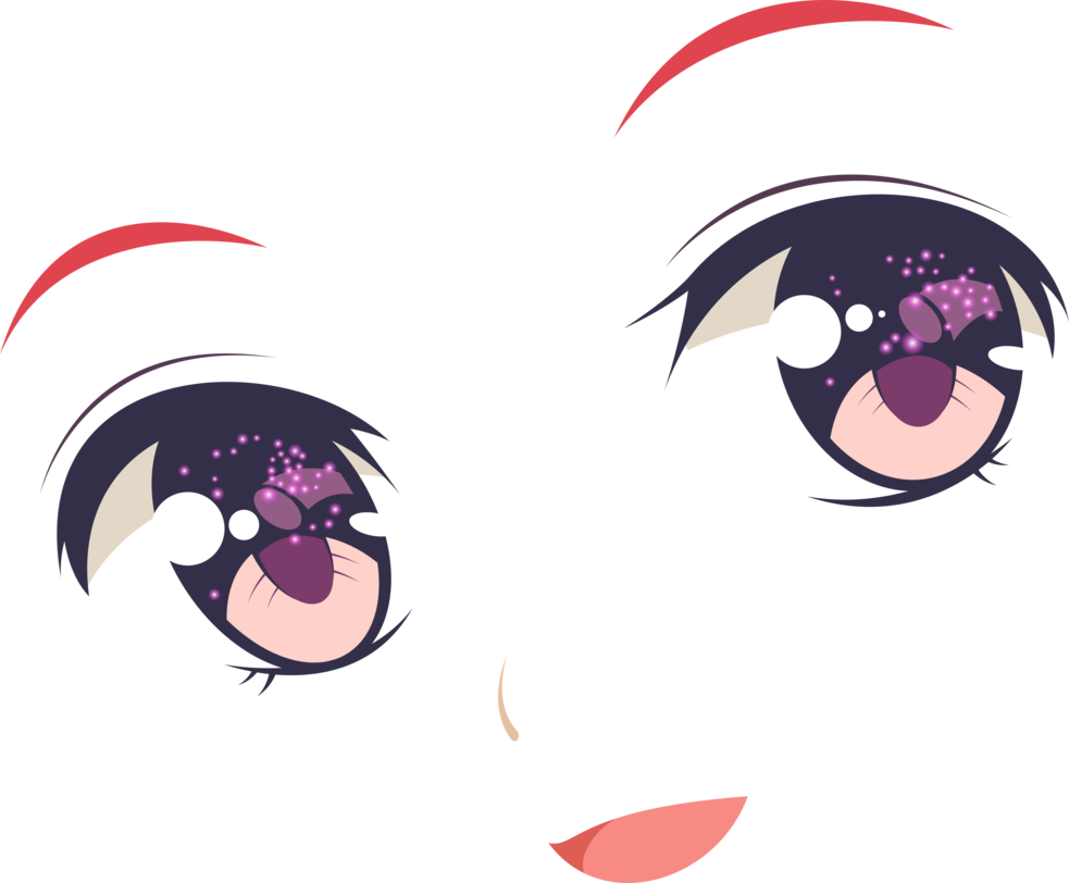Roblox Face Png - Blushing Anime Eyes Png, Transparent Png - 1024x1024 PNG  - DLF.PT