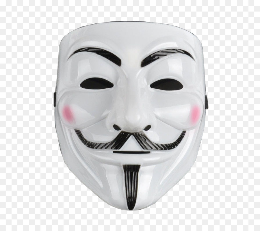 Guy Fawkes mask Anonymous 15-M Movement Gunpowder Plot - mask png download - 800*800 - Free Transparent Mask png Download.