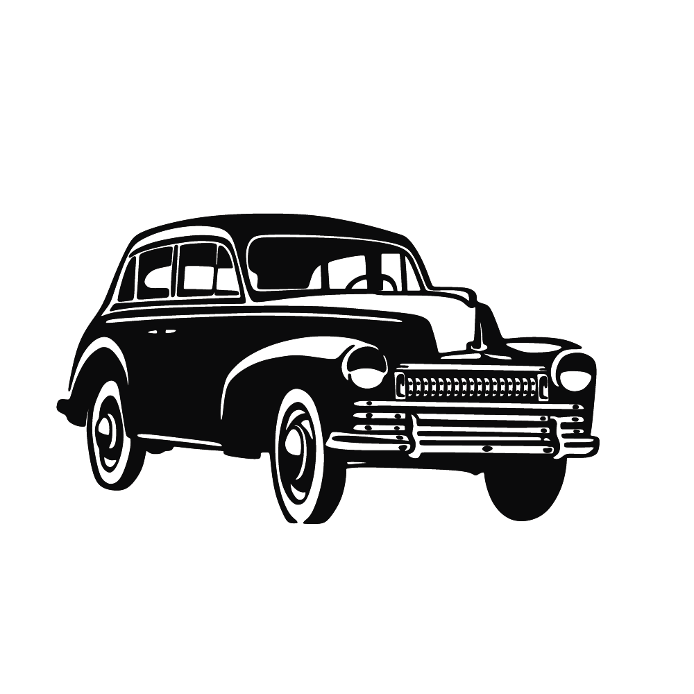 classic car silhouette png
