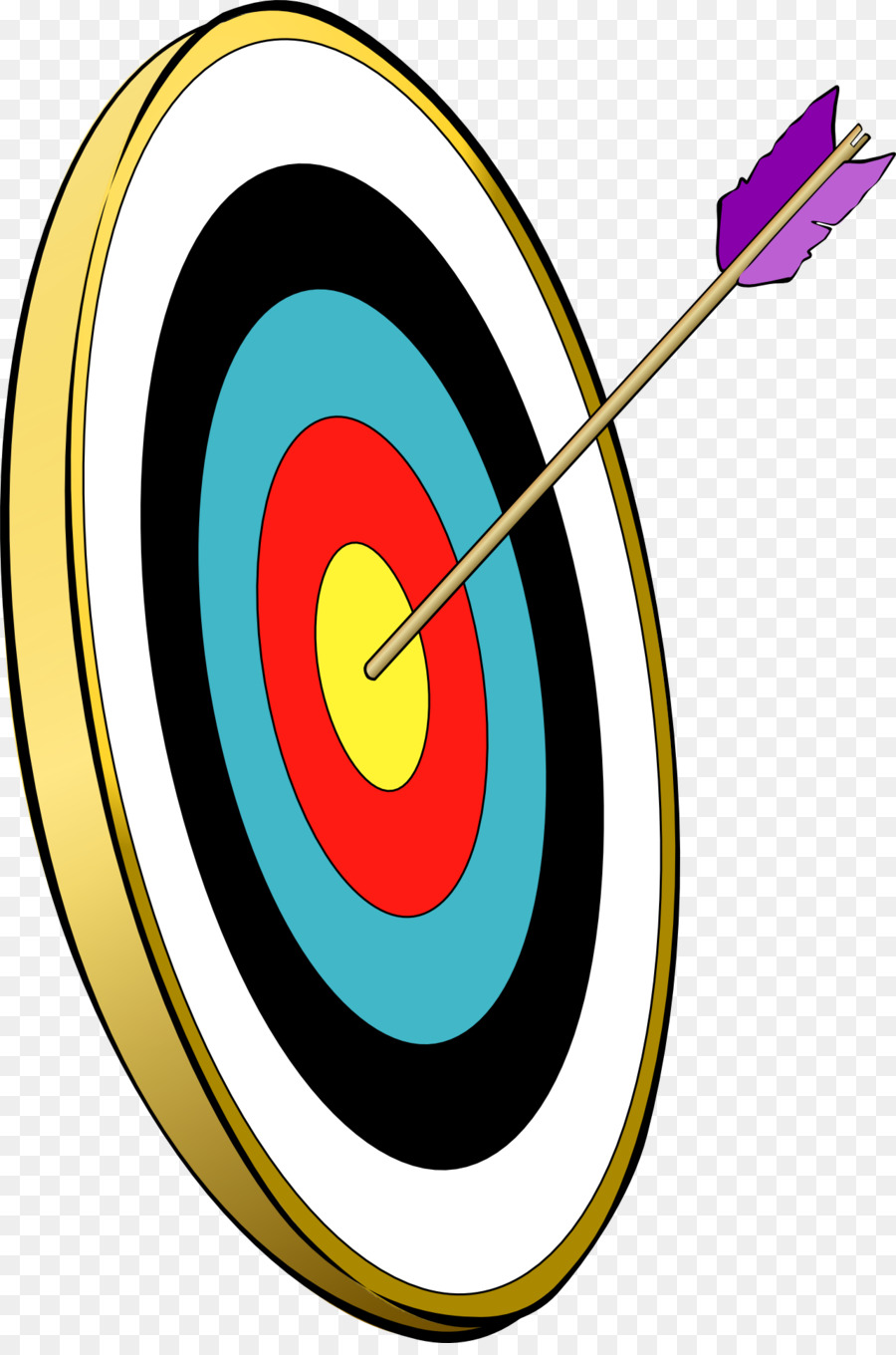 Target archery Bow and arrow Clip art - A shot on target color png download - 1282*1920 - Free Transparent Archery png Download.