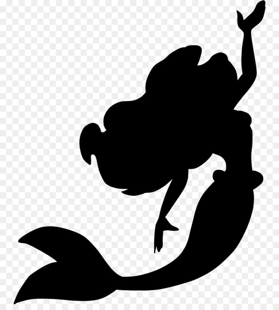 Ariel Silhouette Disney Princess Part of Your World Clip art - Mermaid png download - 814*982 - Free Transparent Ariel png Download.