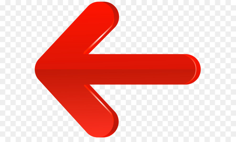 Red Font - Arrow Left Red PNG Transparent Clip Art Image png download - 6148*4999 - Free Transparent Symbol png Download.